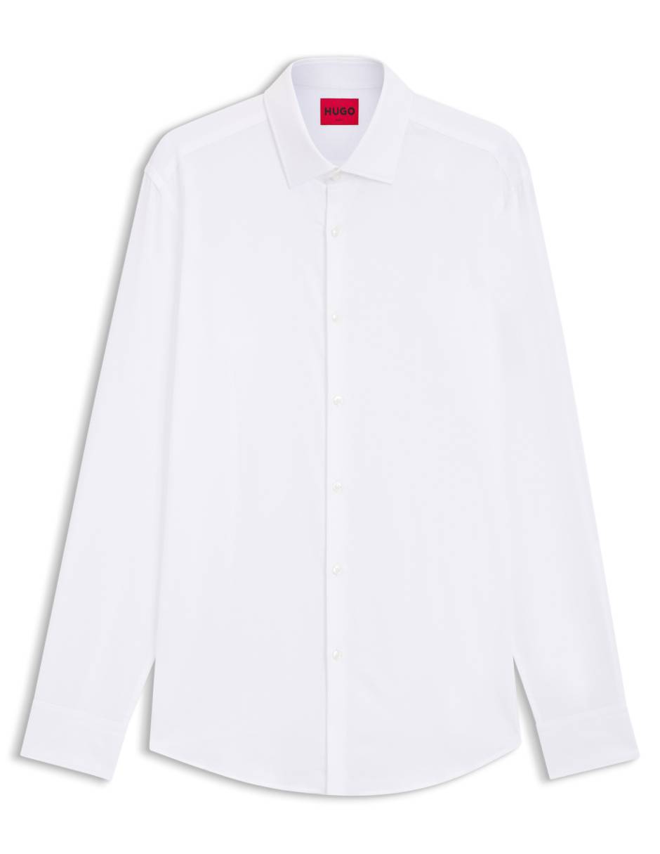 Camisa casual manga larga para hombre 2