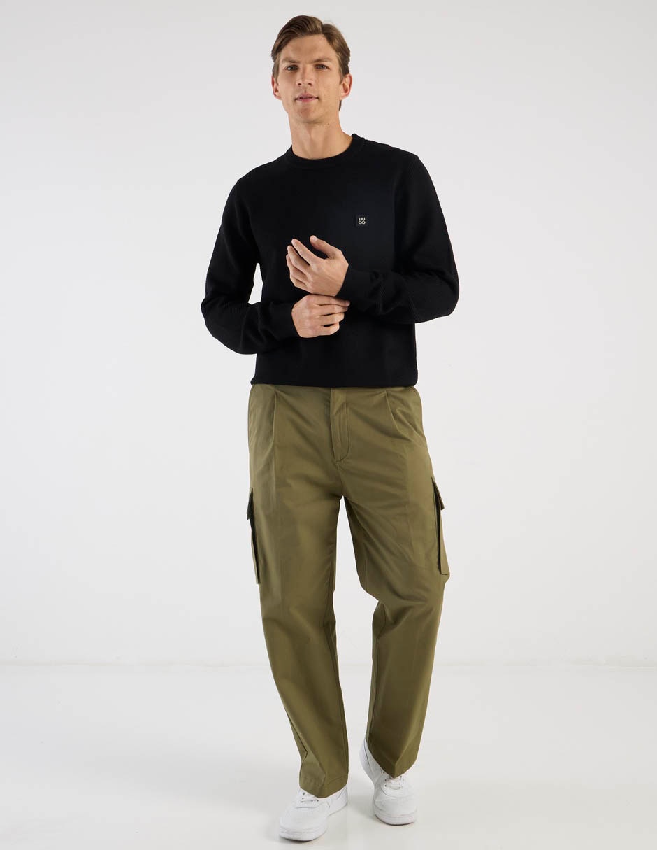 Pantalón cargo recto de algodón para hombre 3