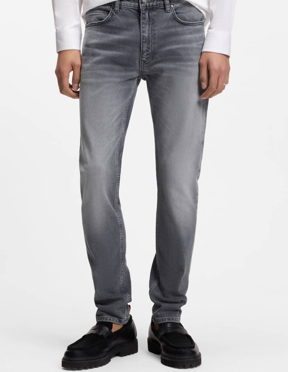 Jeans ultra skinny lavado medio para hombre