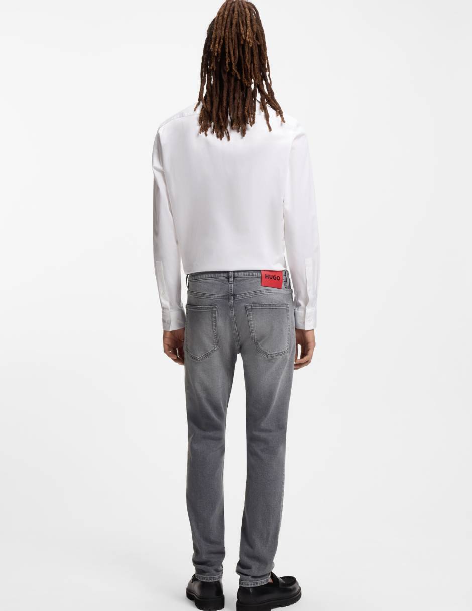 Jeans ultra skinny lavado medio para hombre 2