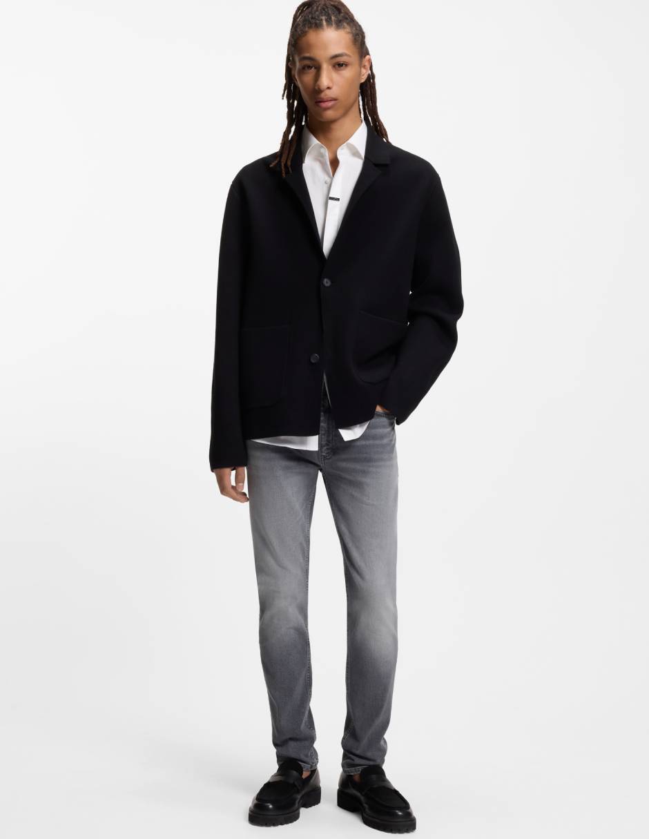 Jeans ultra skinny lavado medio para hombre 3