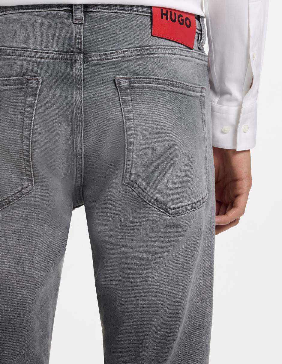 Jeans ultra skinny lavado medio para hombre 4