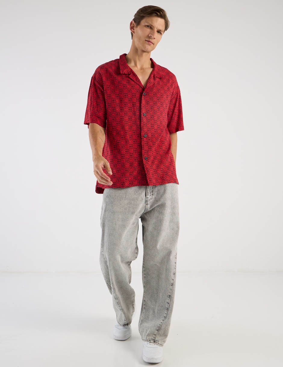 Camisa playa manga corta para hombre 3