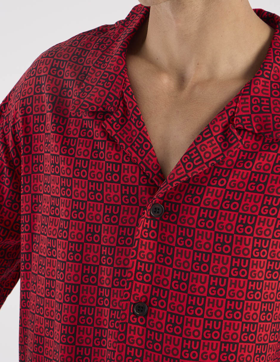 Camisa playa manga corta para hombre 5