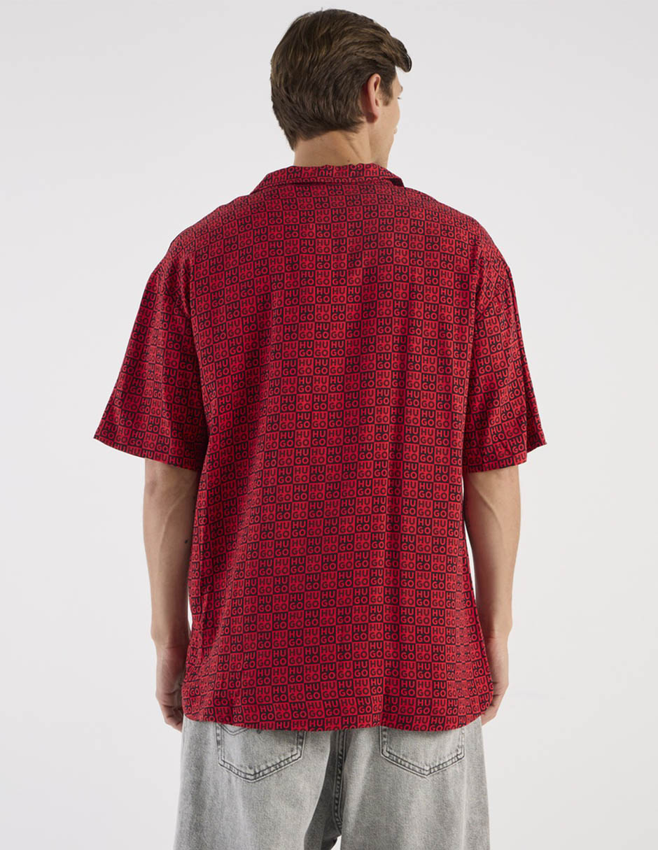 Camisa playa manga corta para hombre 6
