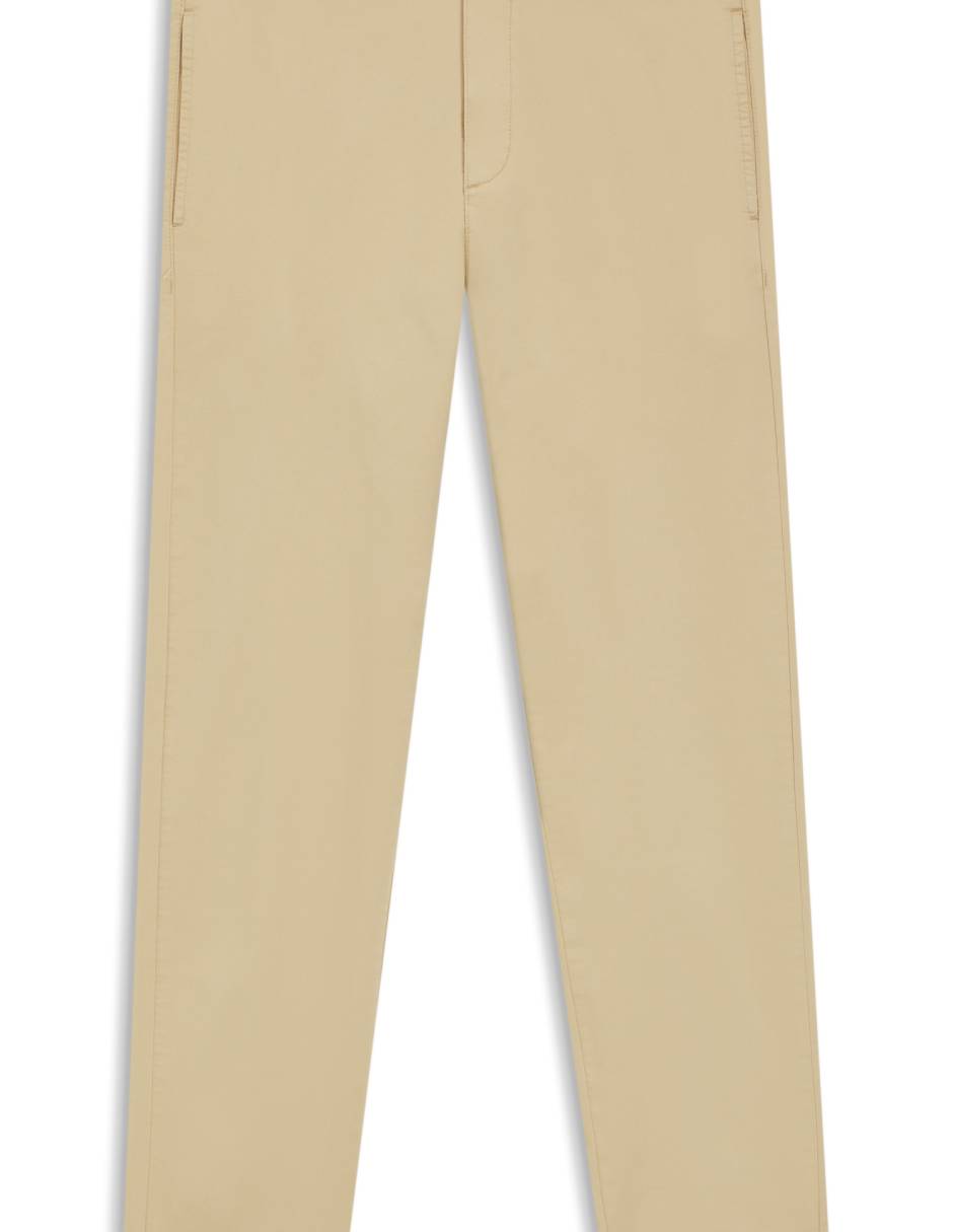 Pantalón casual slim de algodón para hombre 2