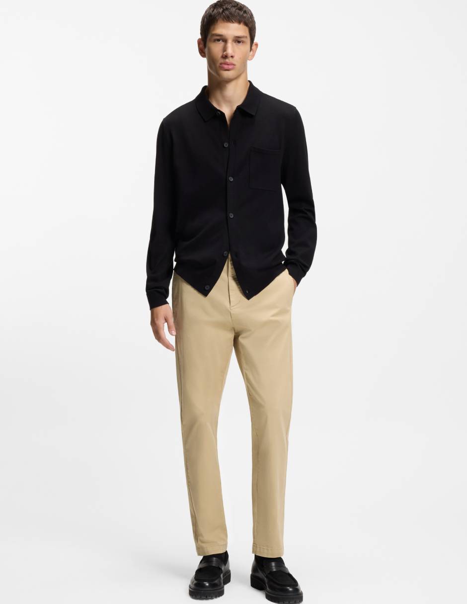 Pantalón casual slim de algodón para hombre 3