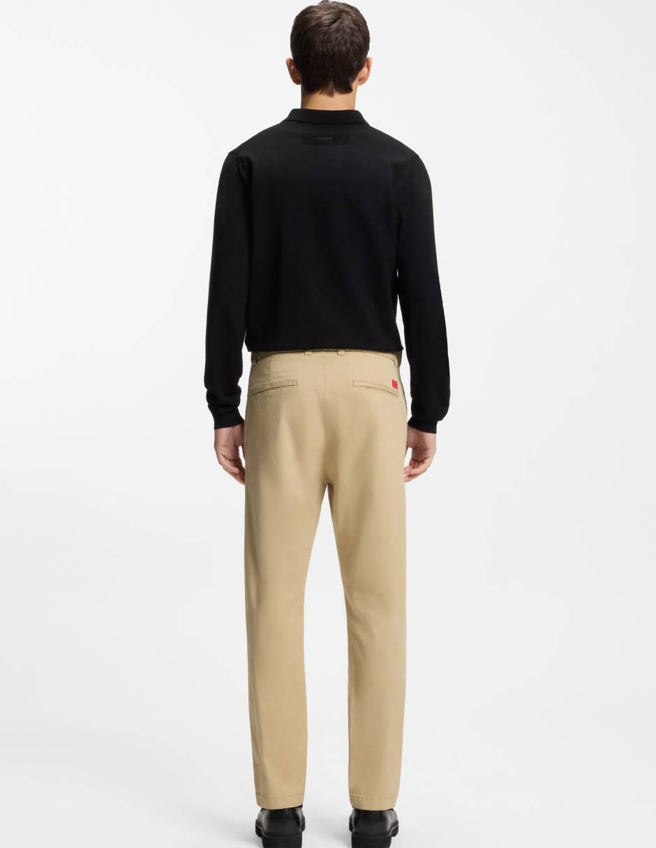 Pantalón casual slim de algodón para hombre 5