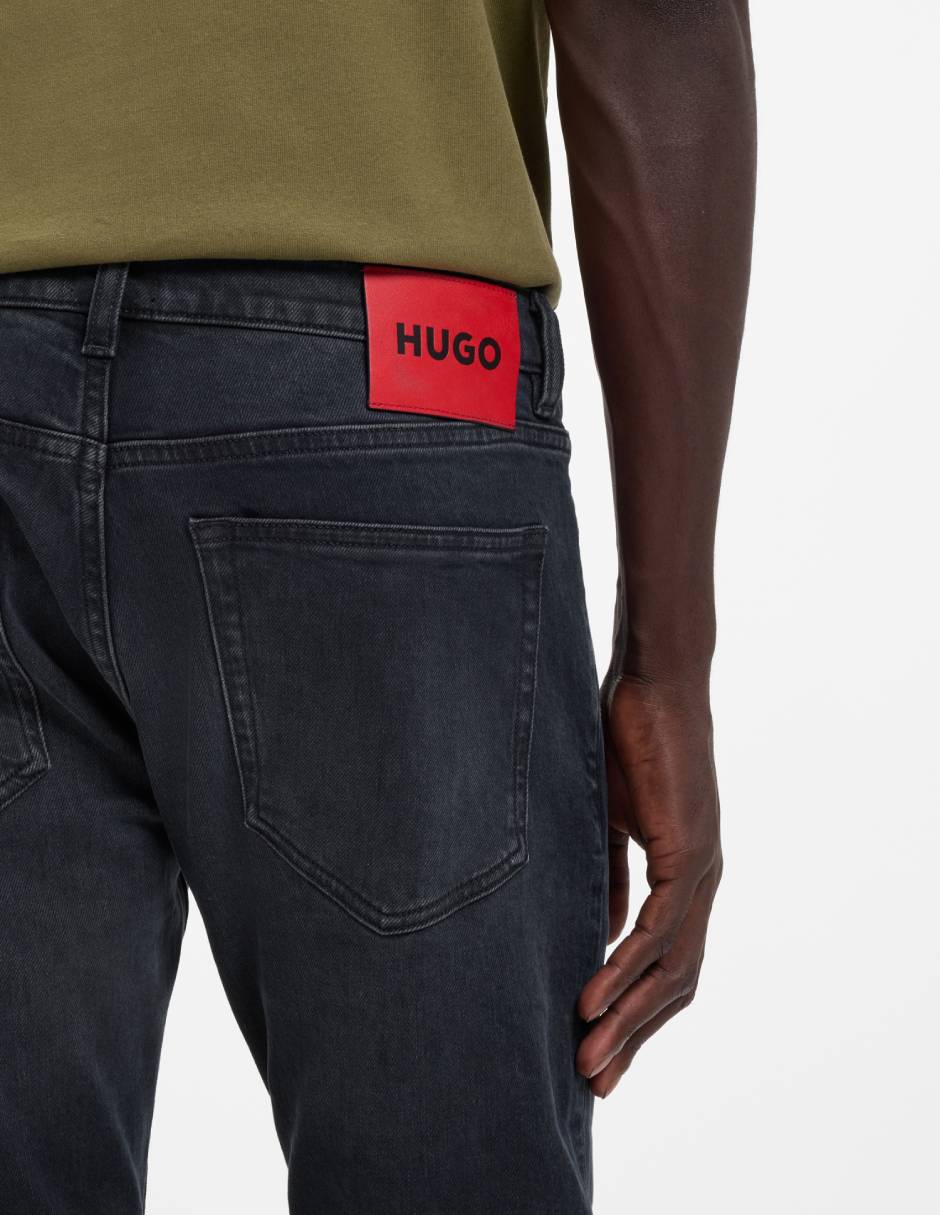 Jeans super skinny lavado medio para hombre 4