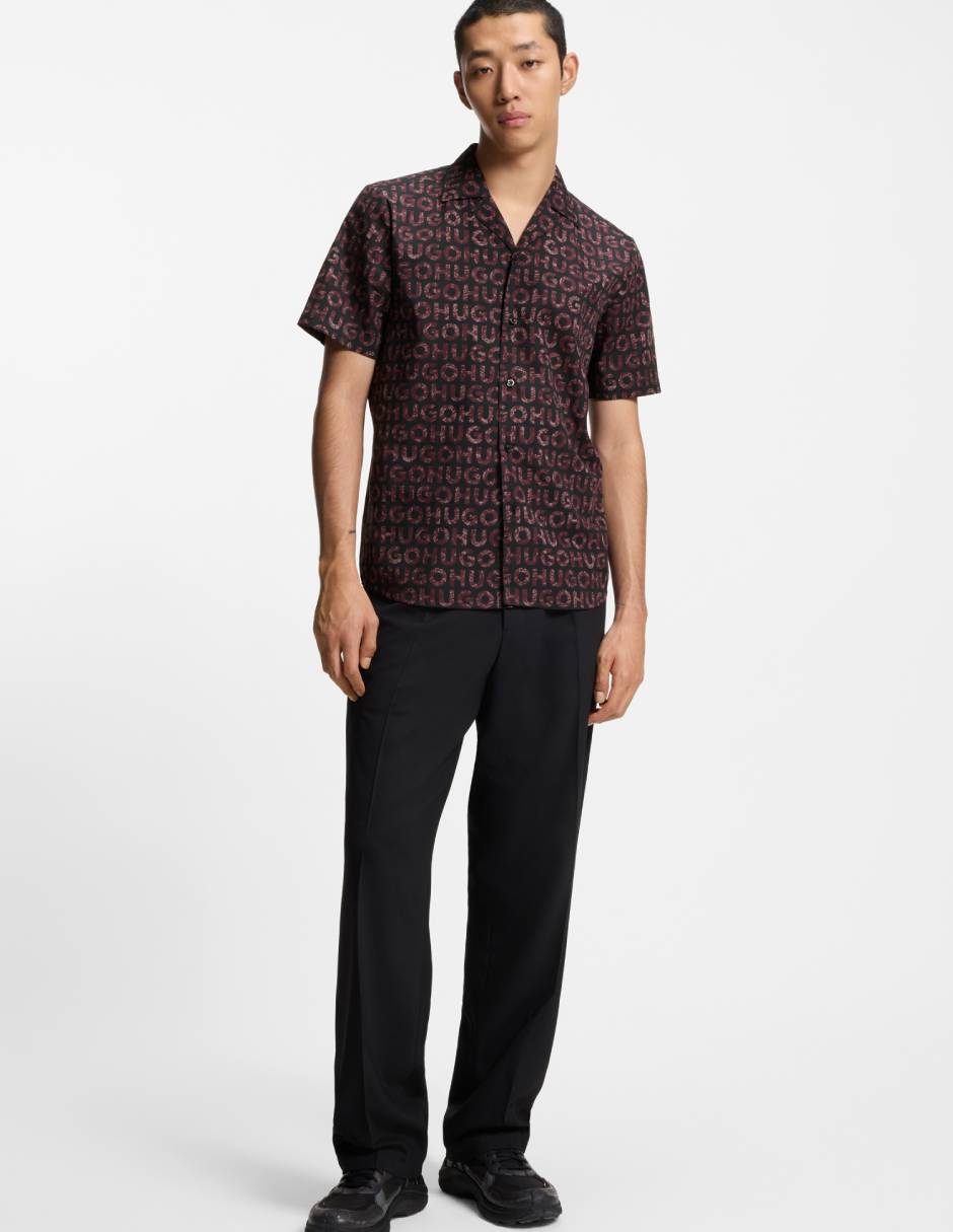Camisa casual de algodón manga corta para hombre 3