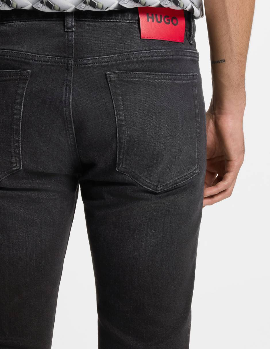 Jeans slim lavado medio para hombre 4