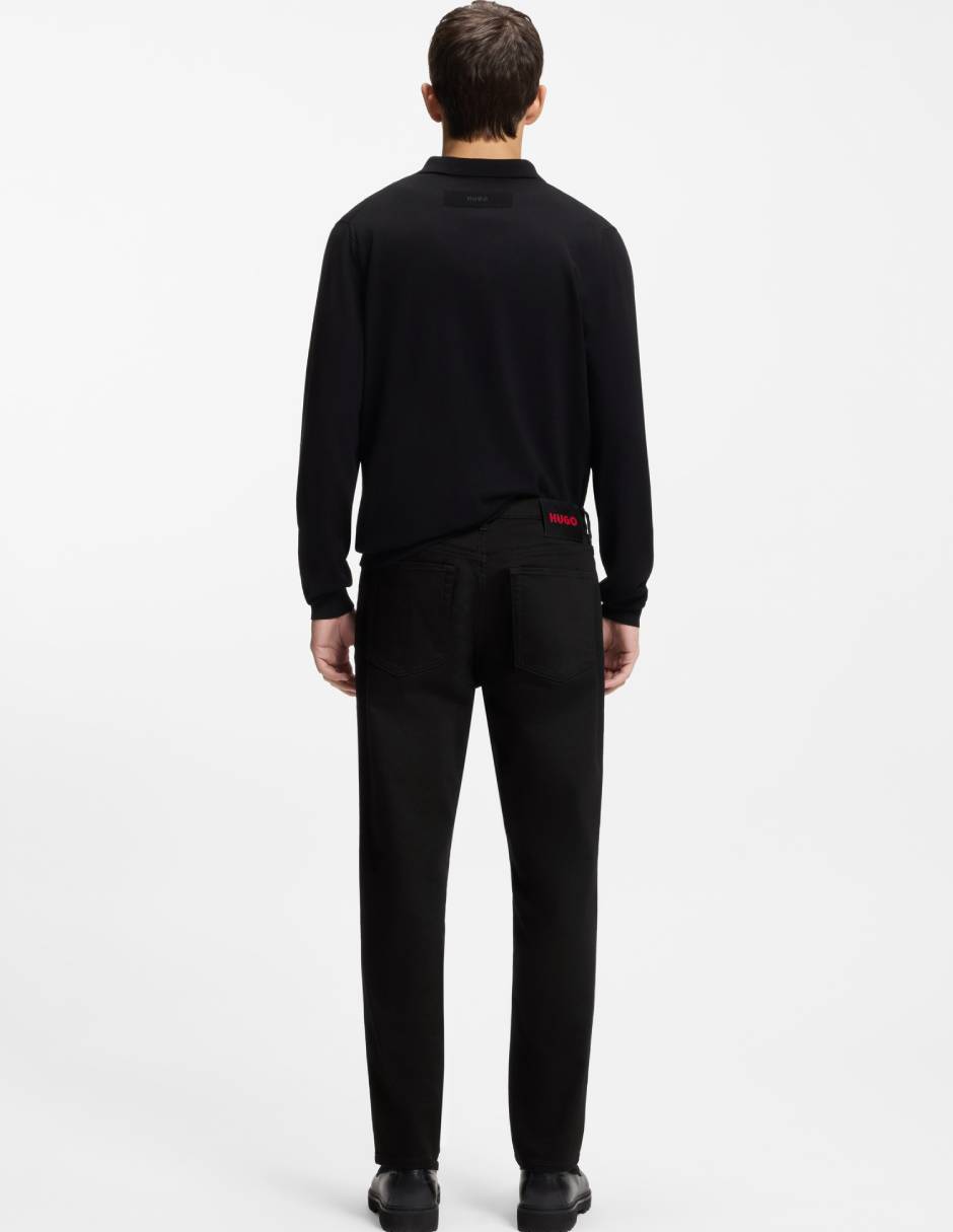 Jeans straight lavado medio para hombre 2