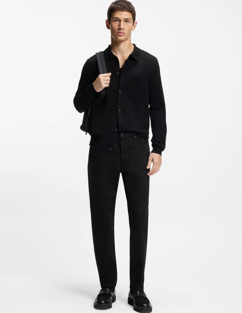 Jeans straight lavado medio para hombre 3