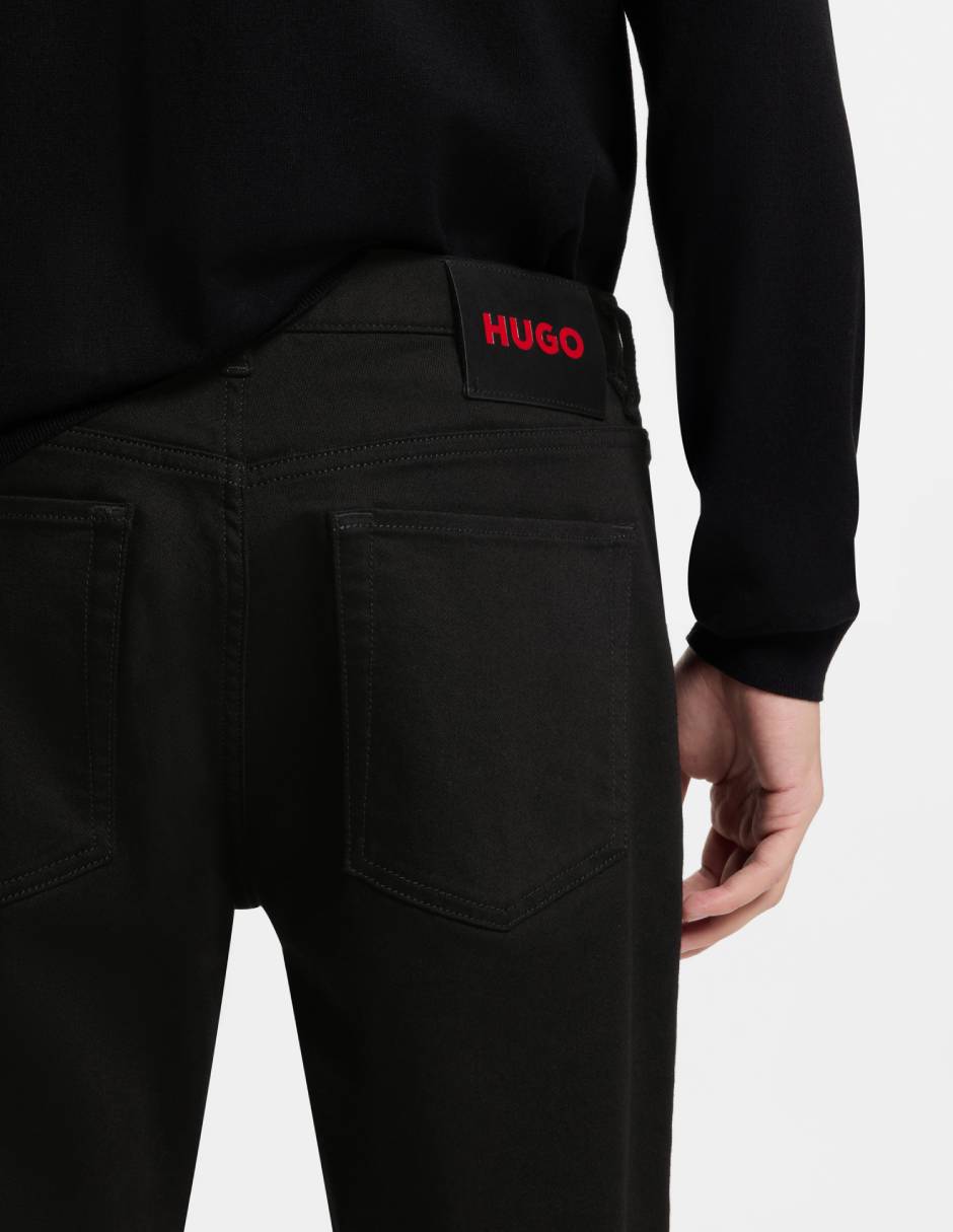 Jeans straight lavado medio para hombre 4