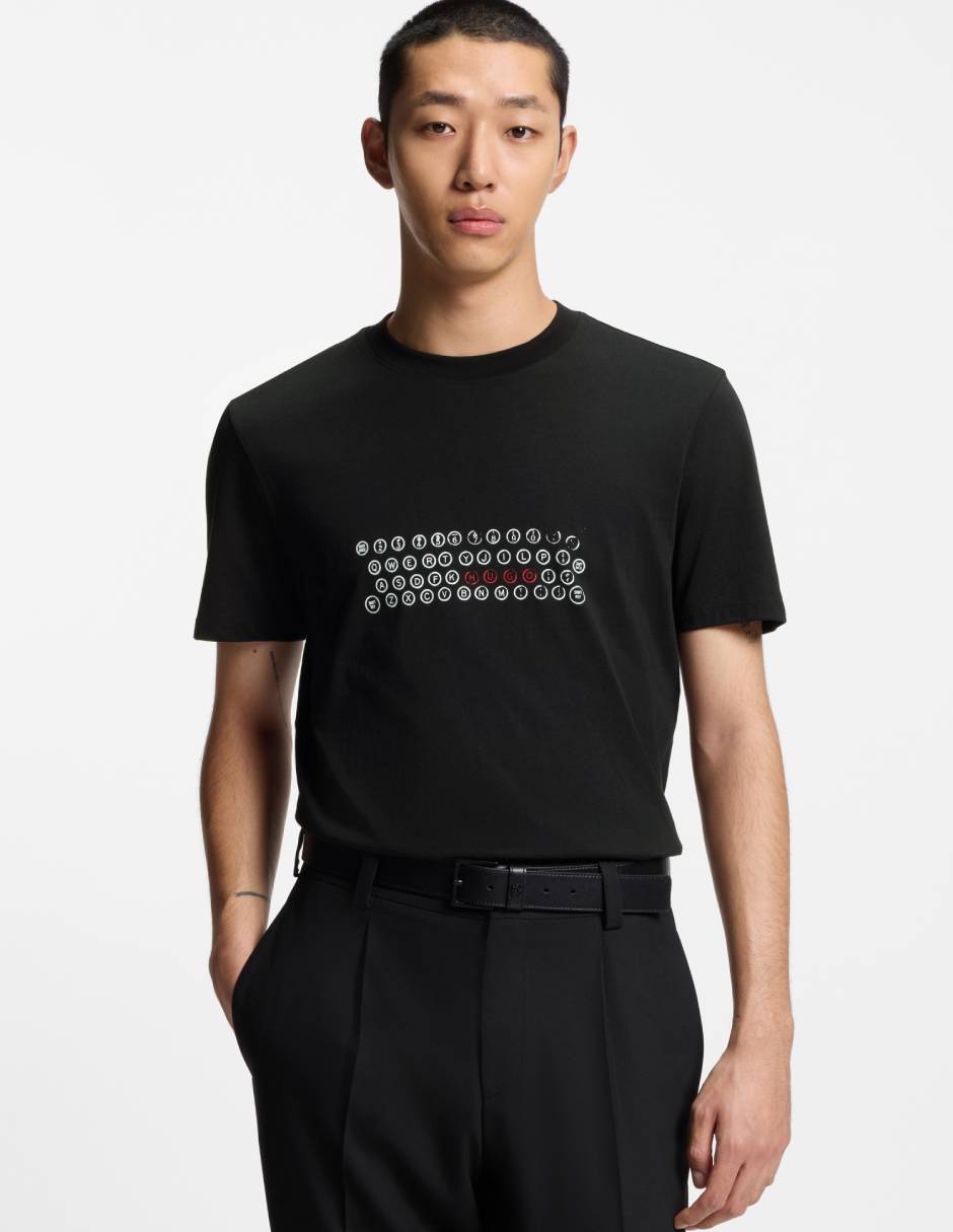 Playera cuello redondo para hombre
