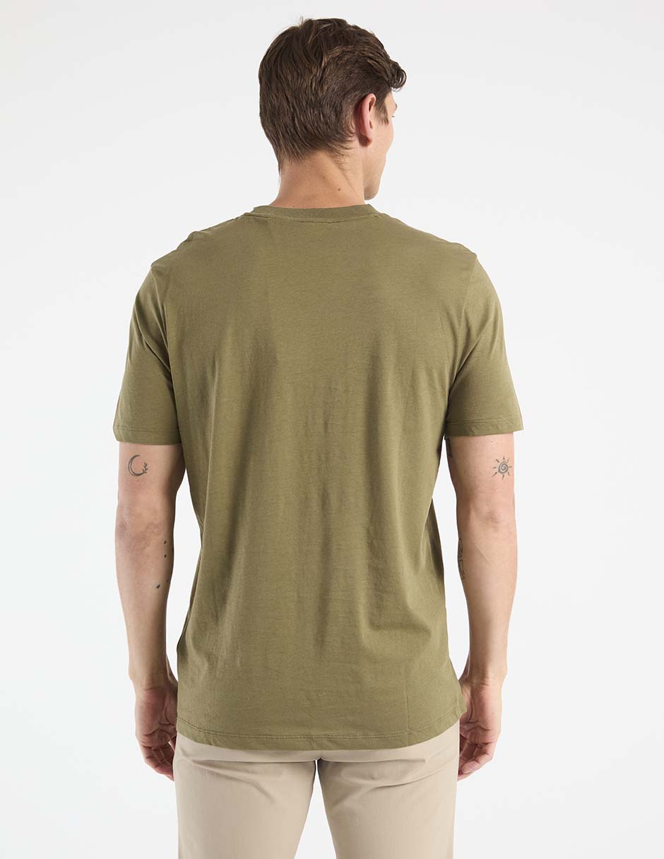 Playera cuello redondo para hombre 2