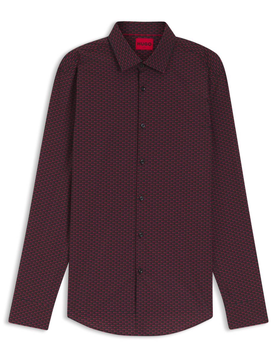Camisa business casual de algodón manga larga para hombre 2