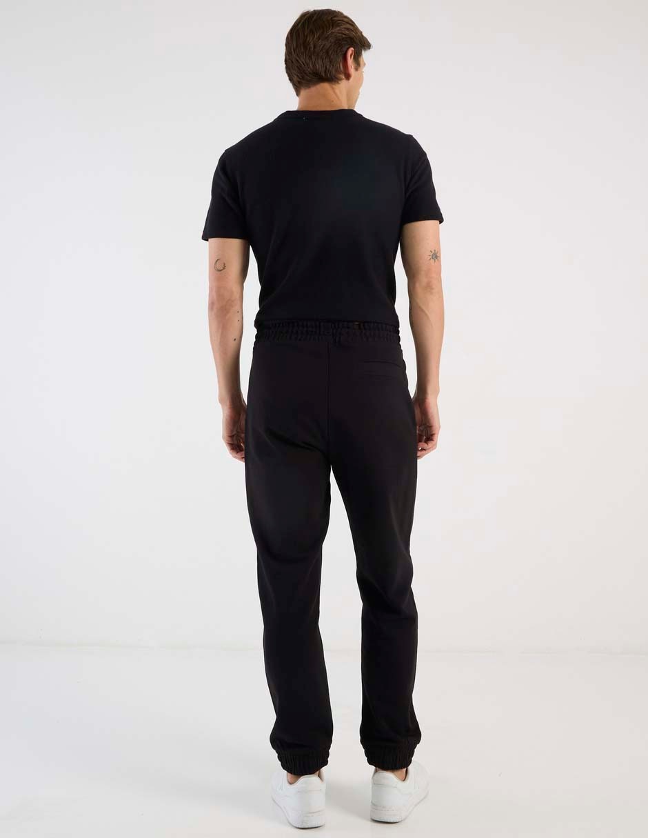 Pants regular con elástico para hombre 6