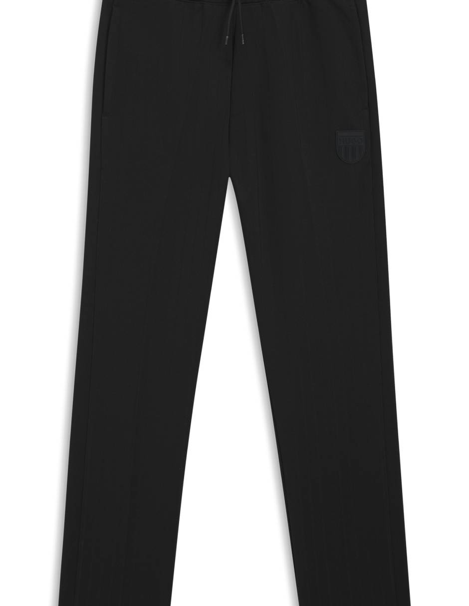 Pants regular con elástico para hombre 2
