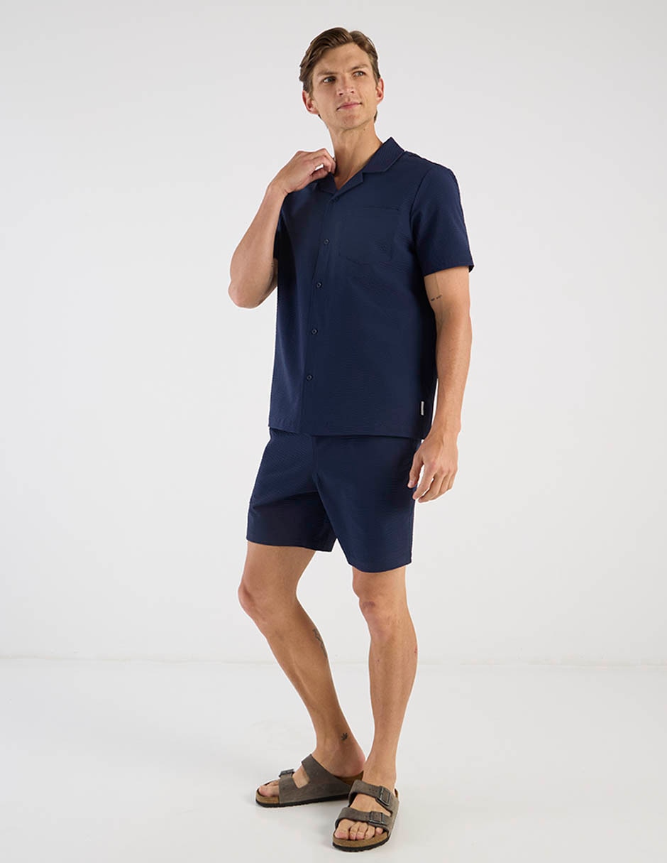 Camisa casual manga corta para hombre 3