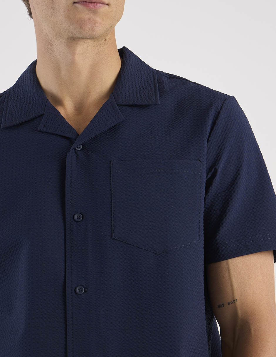 Camisa casual manga corta para hombre 4