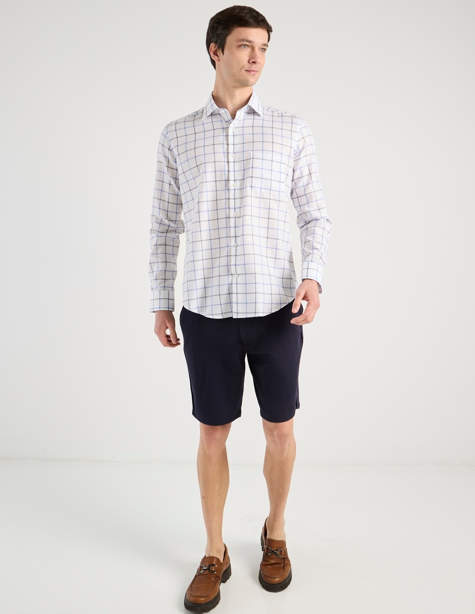 Camisa casual de algodón manga larga para hombre 3