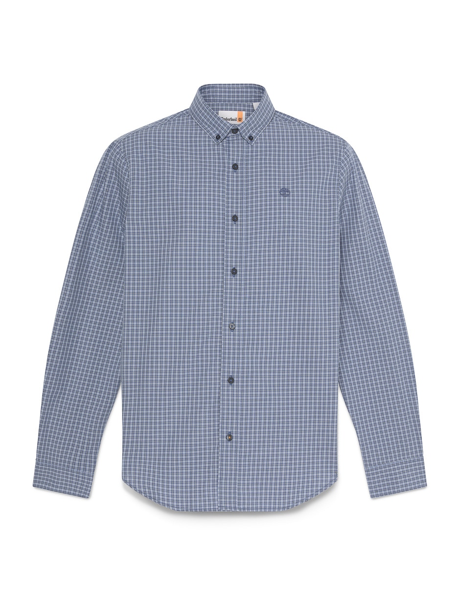 Camisa casual de algodón manga larga para hombre 5