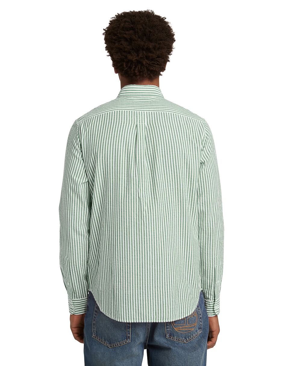 Camisa casual de algodón manga larga para hombre 3