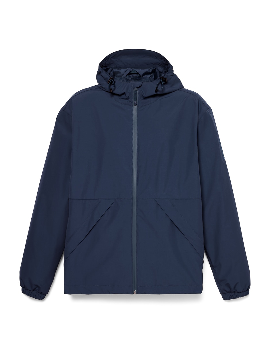 Chamarra casual impermeable con bolsillos para hombre 6