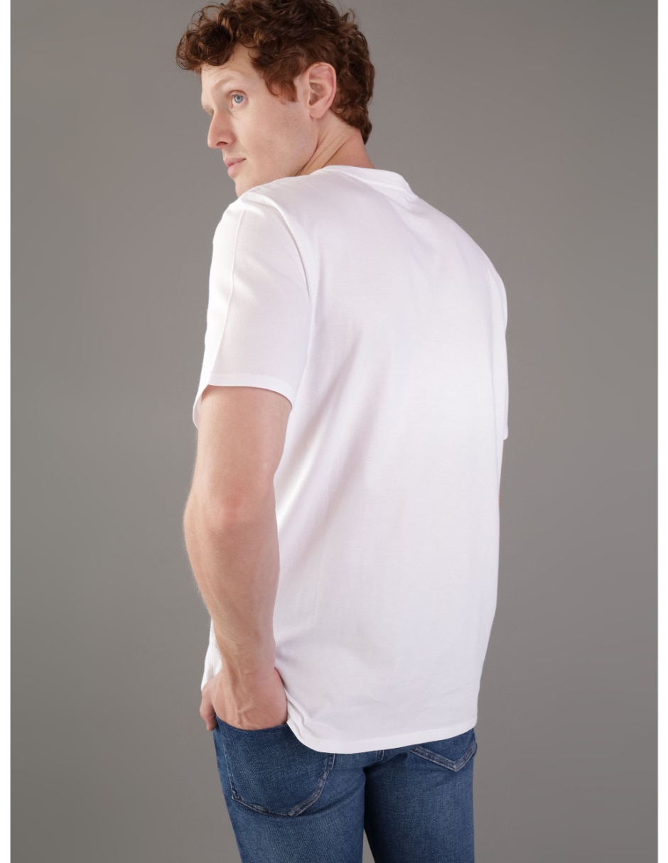 Playera SS Graphic Tee cuello redondo para hombre 4