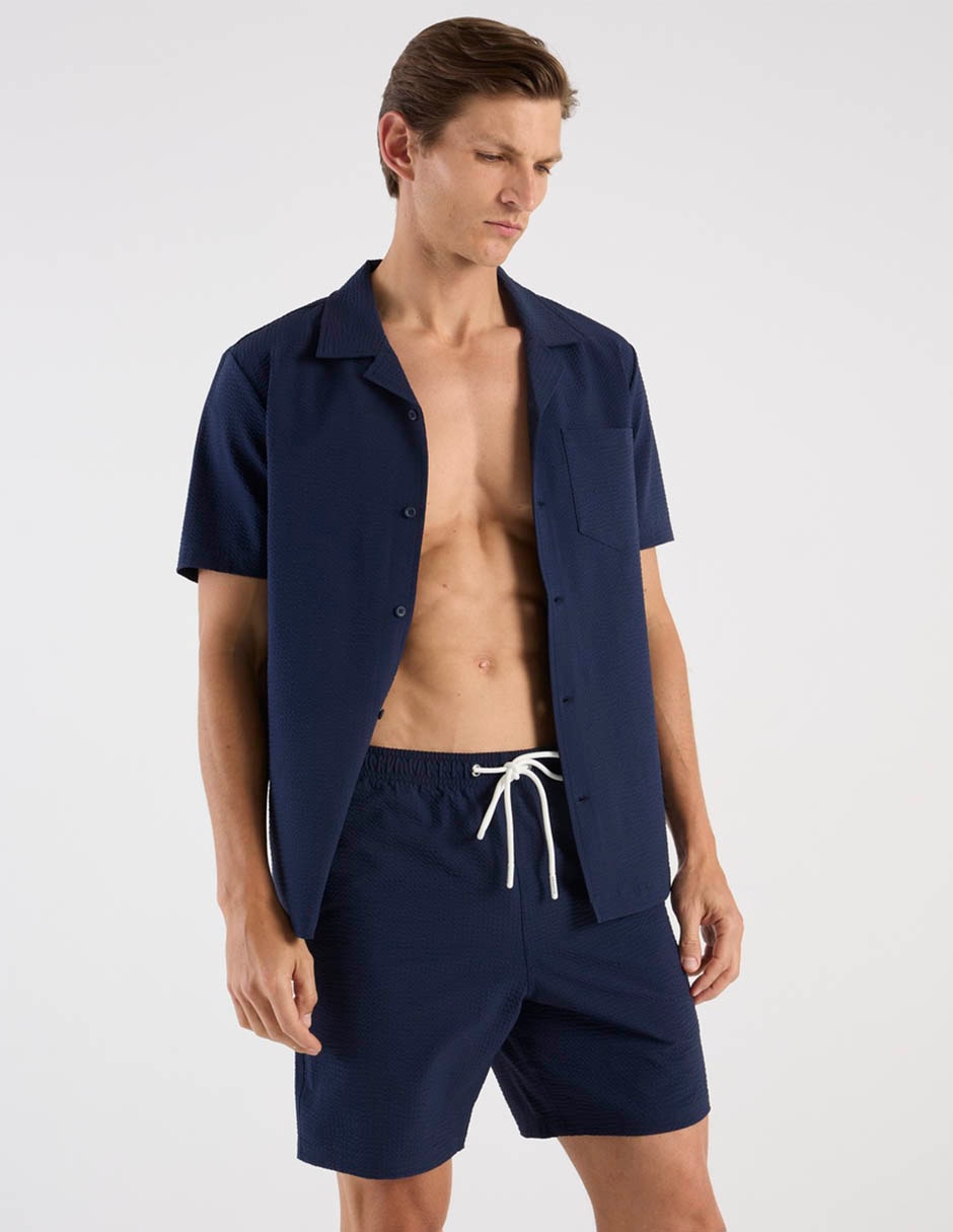Traje de baño con bolsillos para hombre