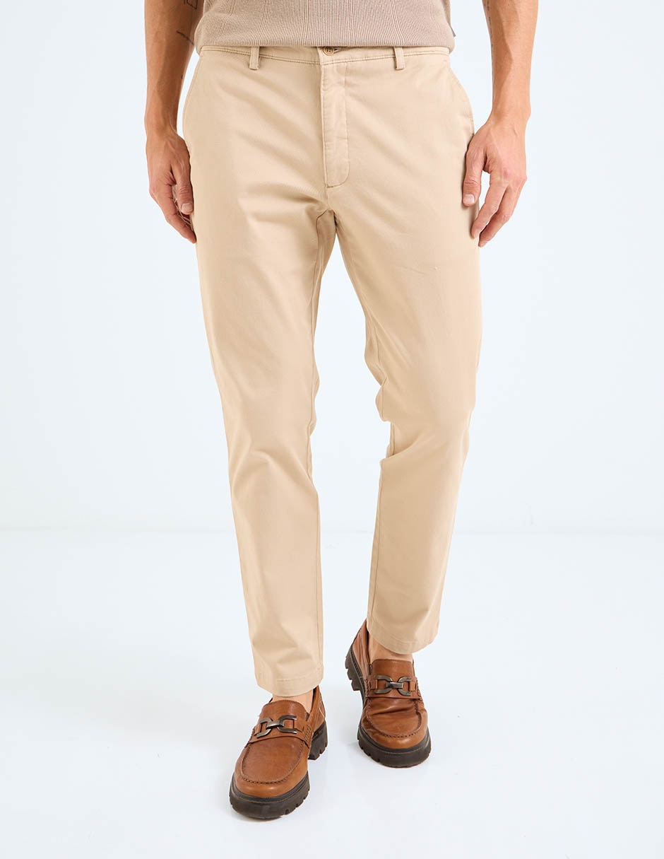 Pantalón chino straight para hombre
