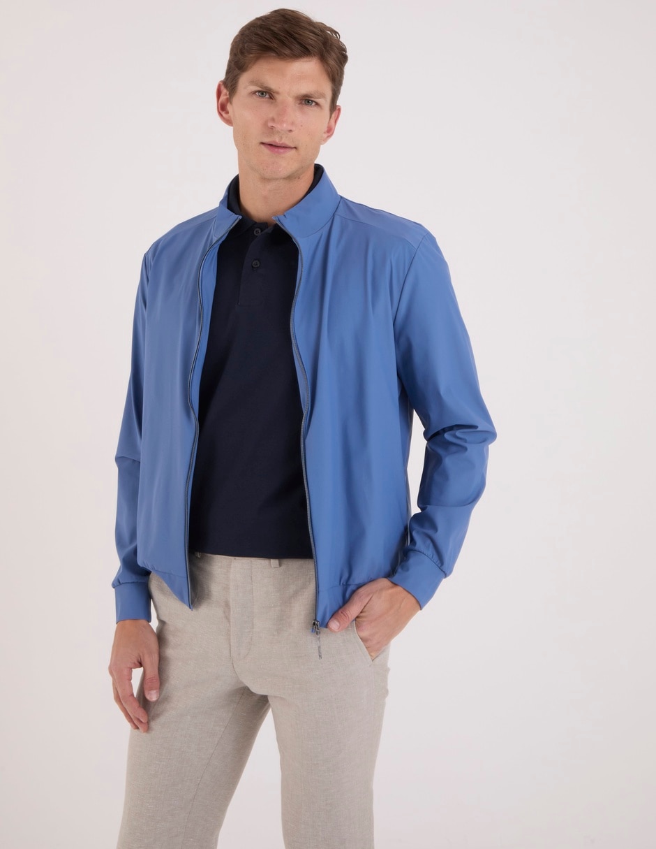 Chamarra casual con bolsillos para hombre Chamarra casual con bolsillos para hombre