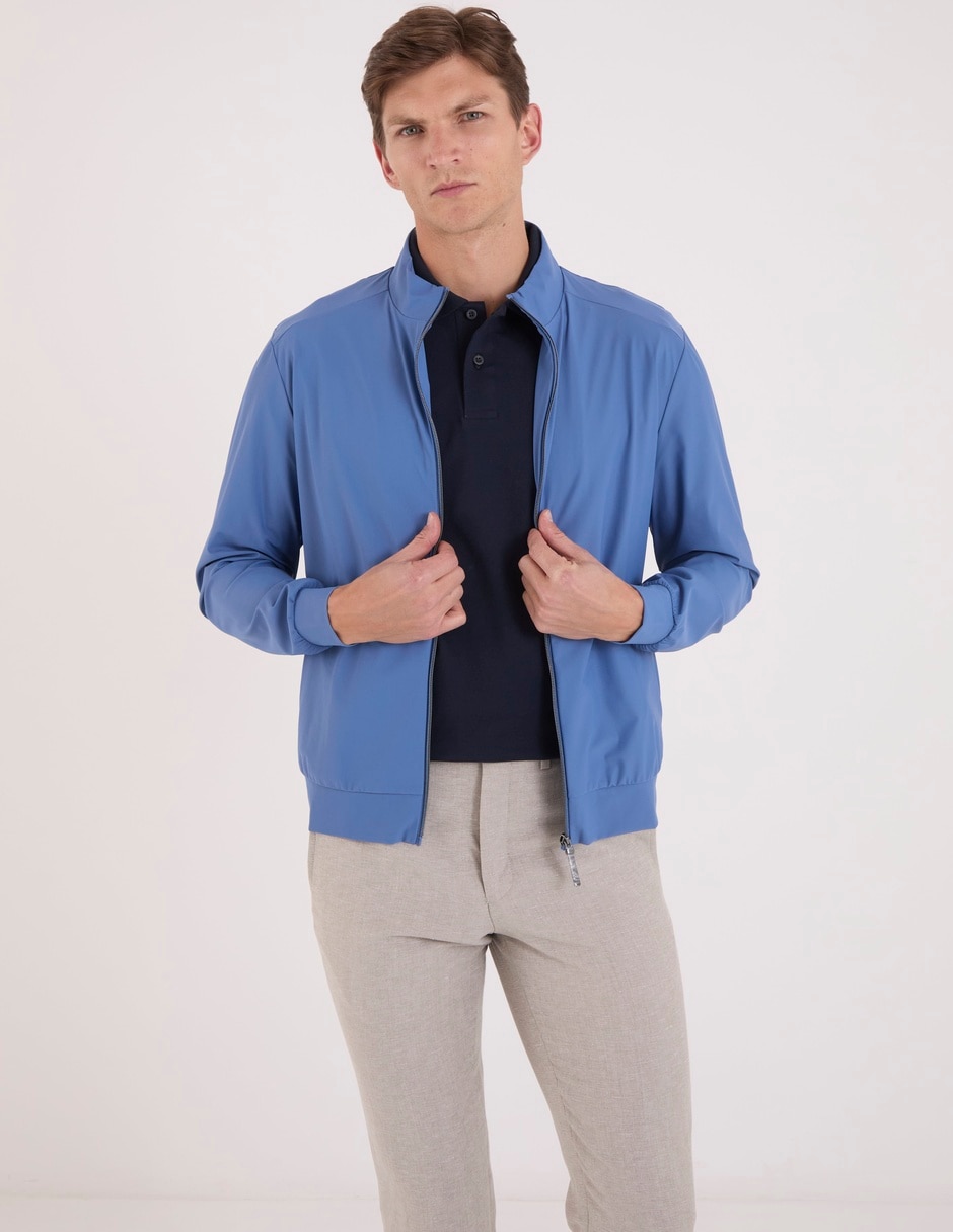 Chamarra casual con bolsillos para hombre 2