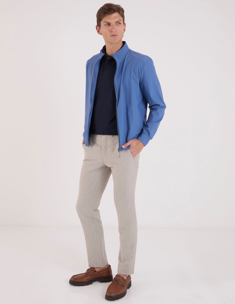 Chamarra casual con bolsillos para hombre 3