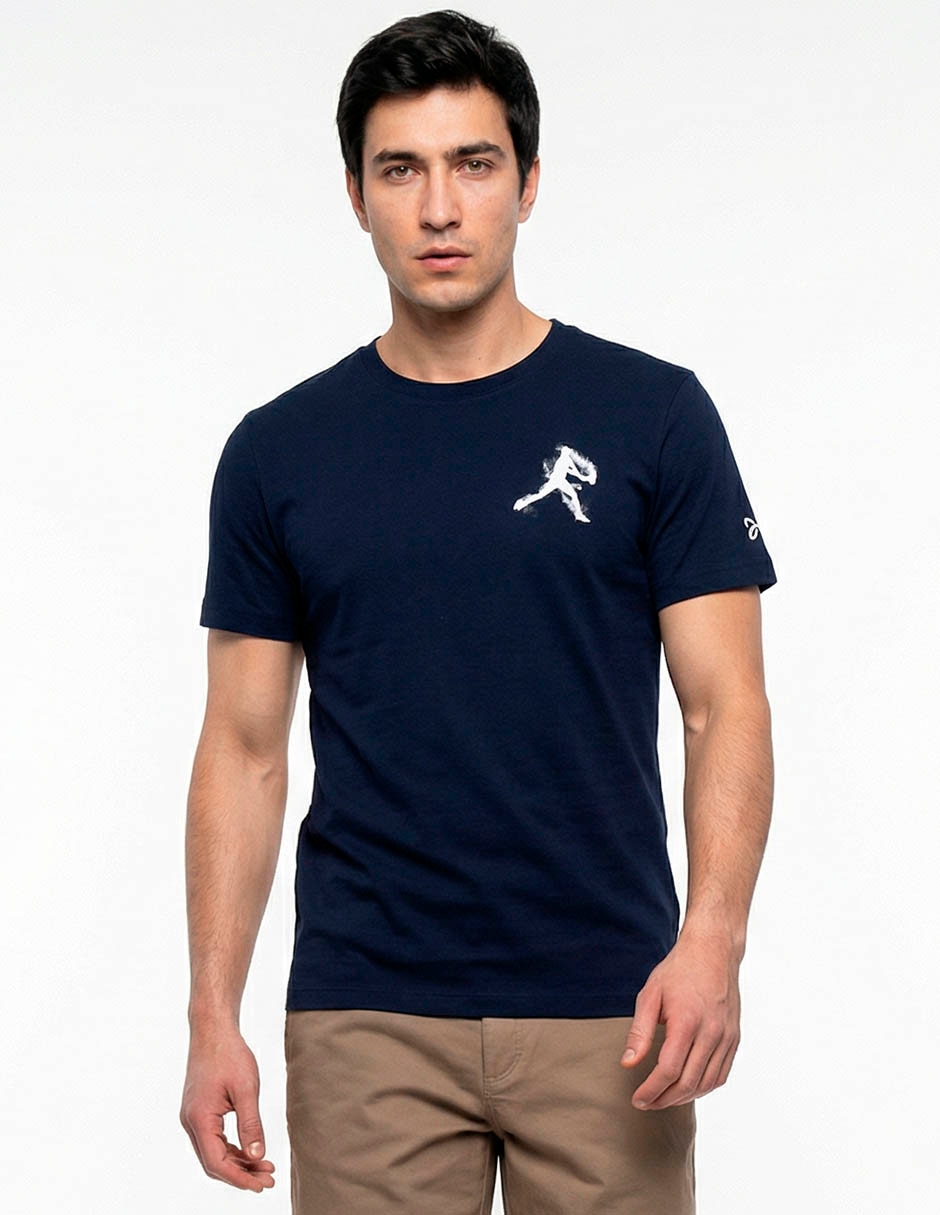 Playera Novak cuello redondo para hombre
