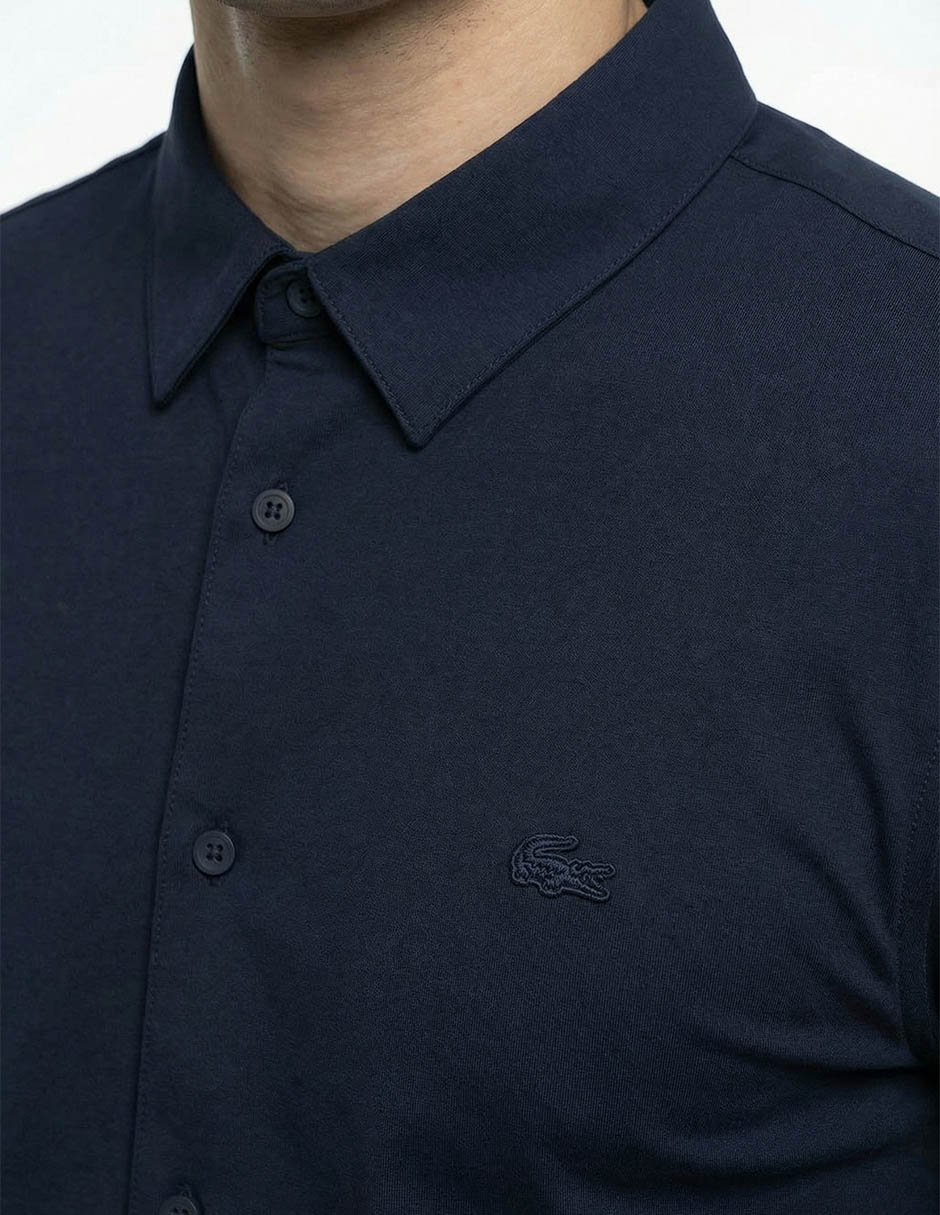 Camisa casual de algodón manga larga para hombre 4