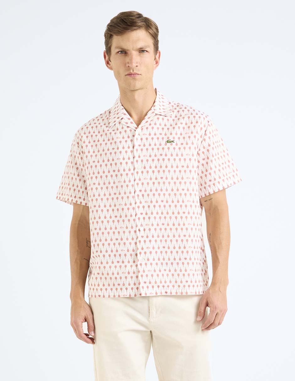 Camisa casual de lino manga corta para hombre 2