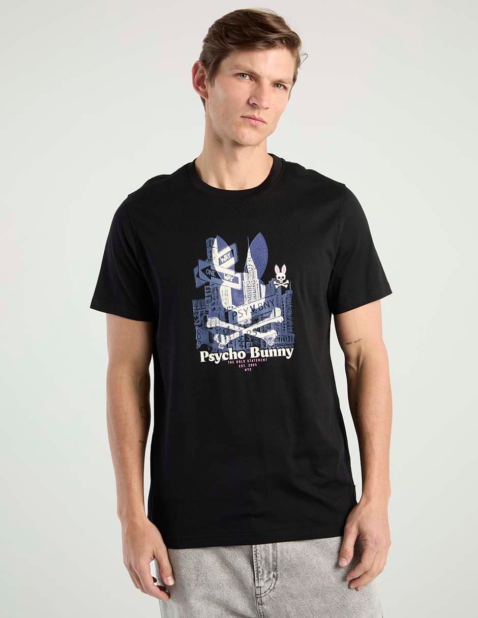 Playera cuello redondo para hombre