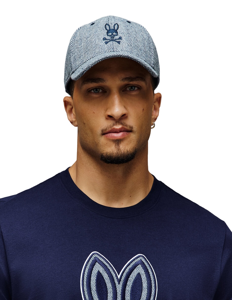 Gorra visera curva correa ajustable casual para hombre