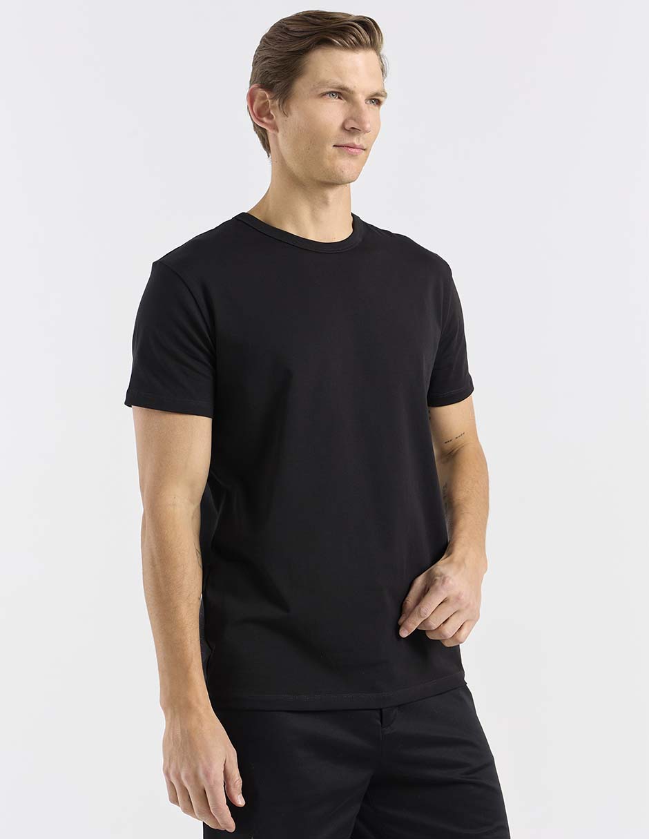 Playera cuello redondo para hombre