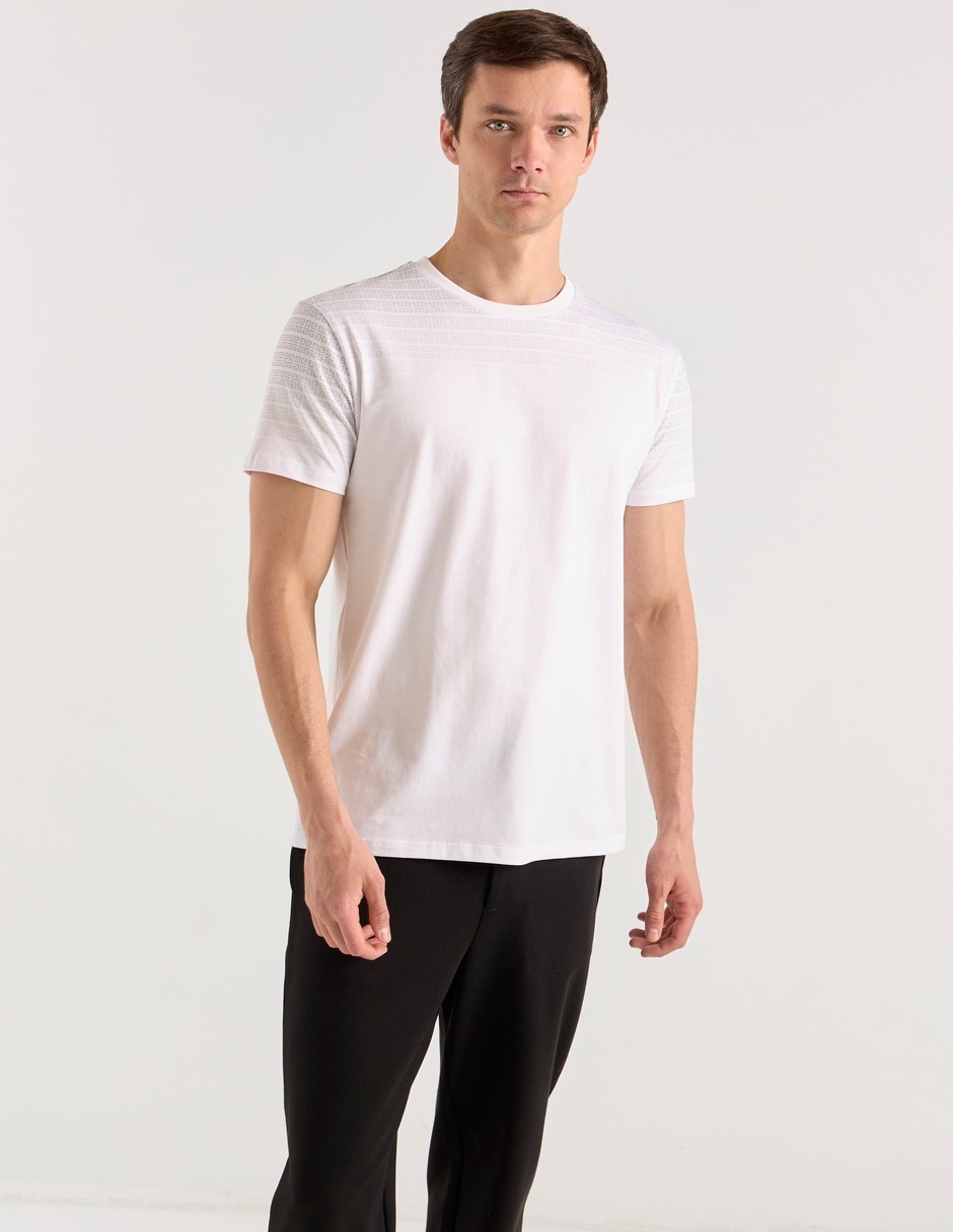 Playera cuello redondo para hombre