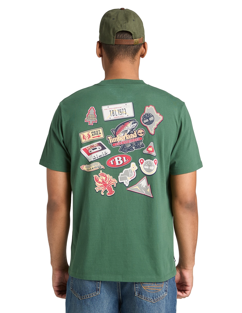 Playera Tee cuello redondo para hombre 2