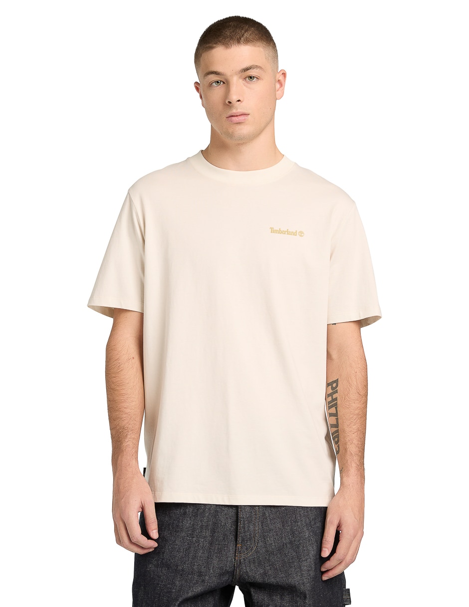 Playera cuello redondo para hombre