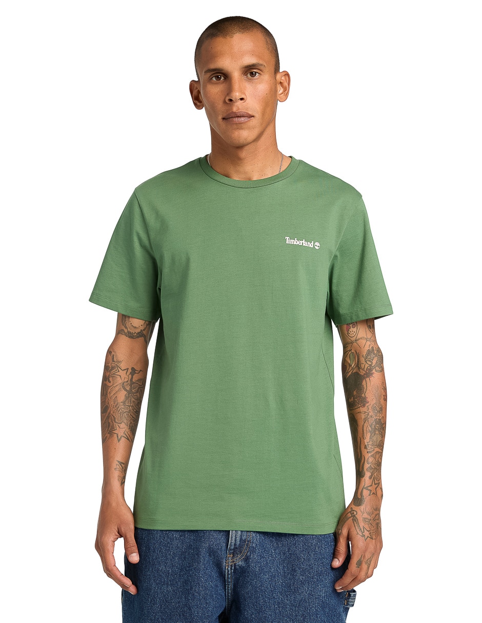 Playera tee cuello redondo para hombre