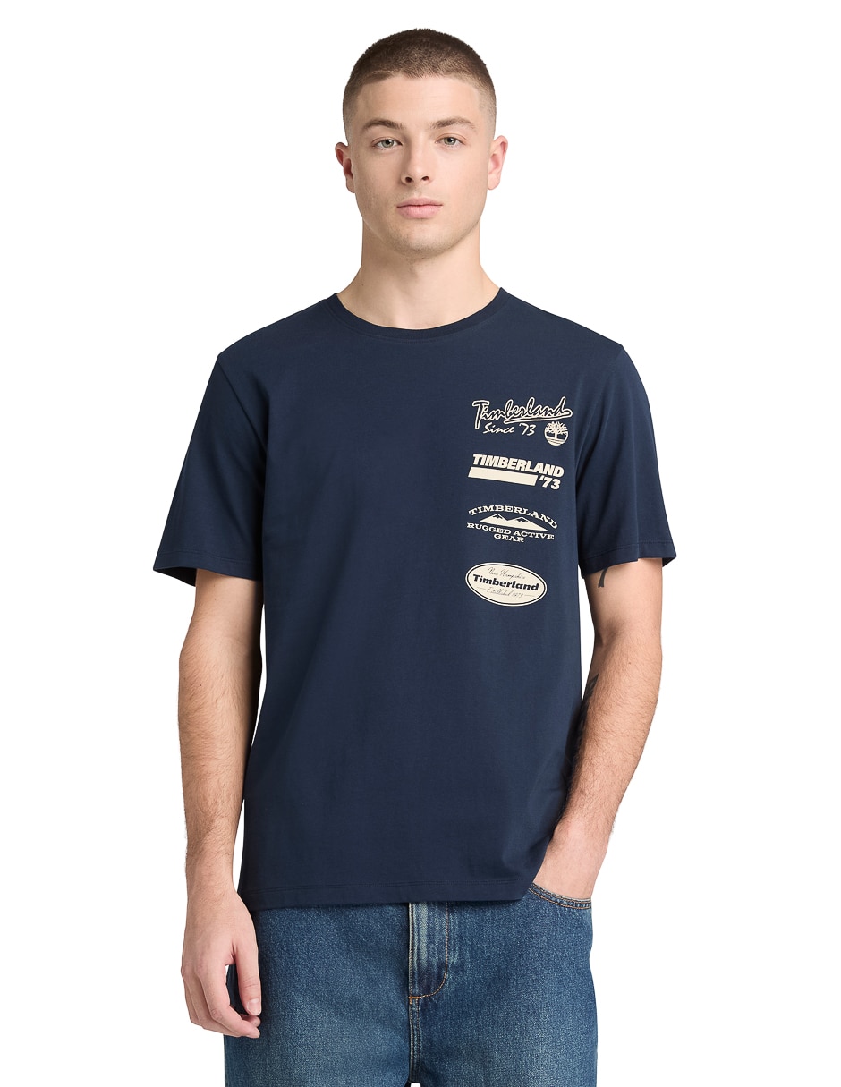 Playera cuello redondo para hombre