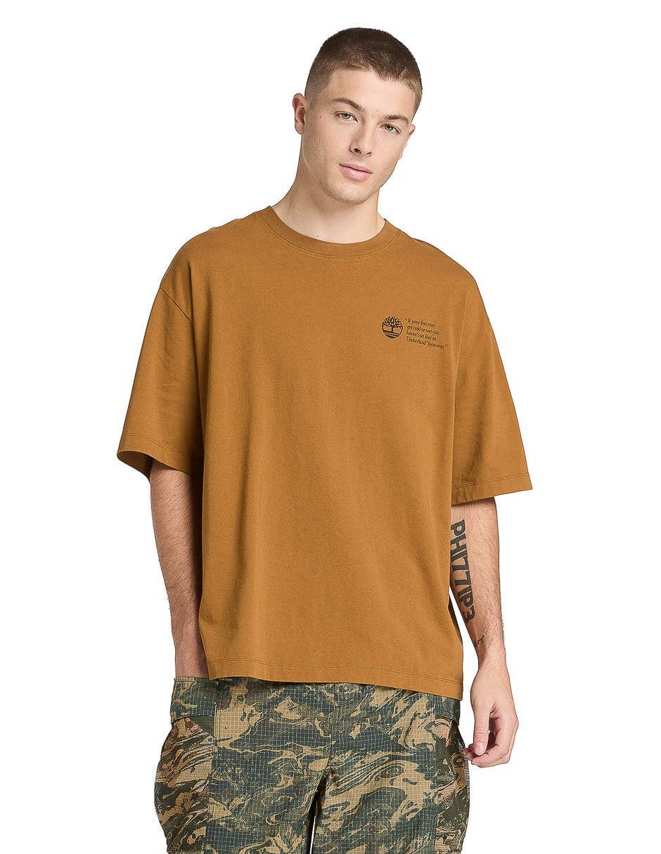 Playera cuello redondo para hombre
