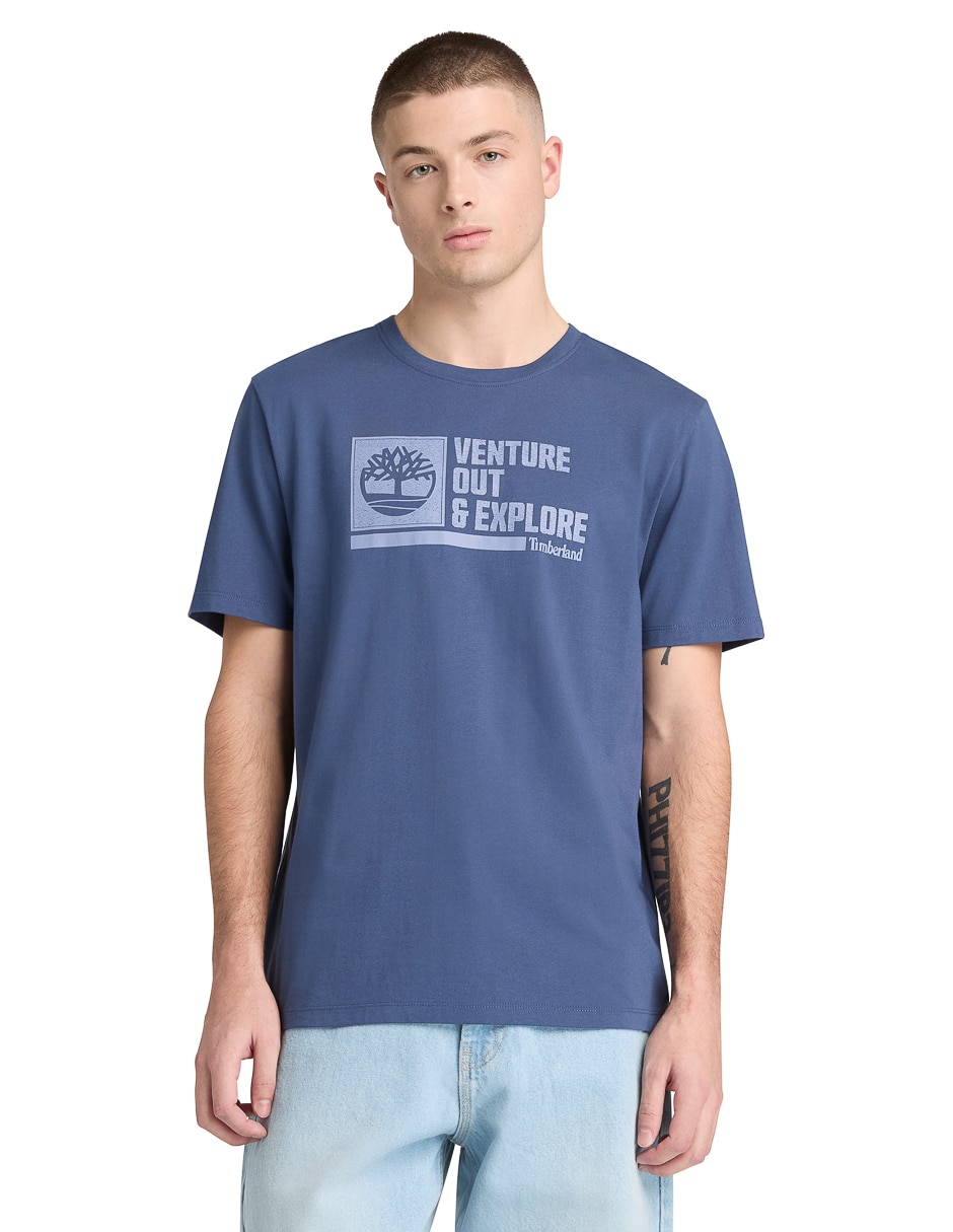 Playera cuello redondo para hombre