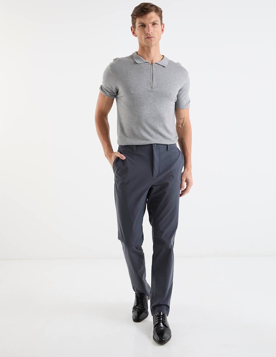 Pantalón business casual chino slim para hombre 3