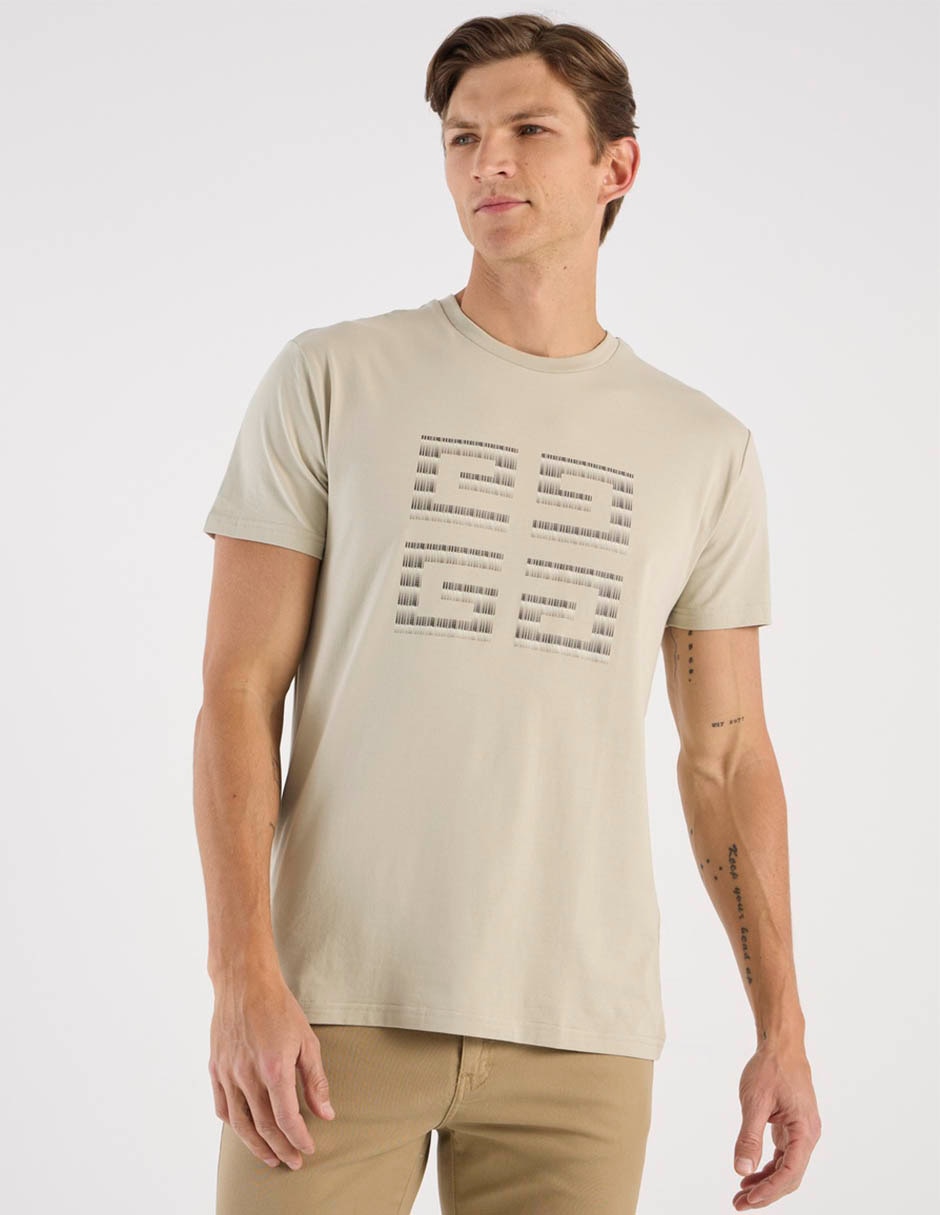 Playera playera cuello redondo para hombre